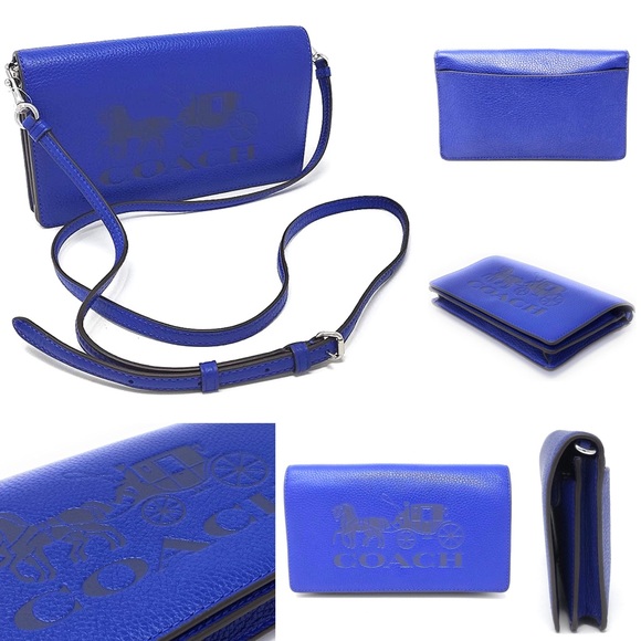 *Sold* COACH Women's Anna Foldover Clutch Crossbody - Picture 4 of 4